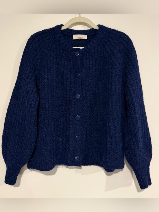 Sezane Sweaters - Sezane Emile Cardigan in Navy Blue